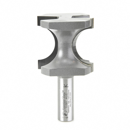 Picture of 51562 Carbide Tipped Bullnose 1/2 Radius x 1-11/16 Dia x 1-9/16 x 1/2 Inch Shank